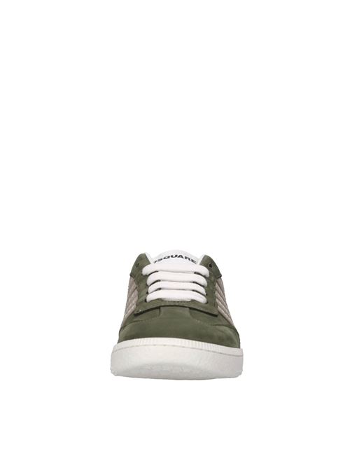 Sneakers in pelle DSQUARED2 | 80212 NABUK/GINEVRAVERDE-BEIGE